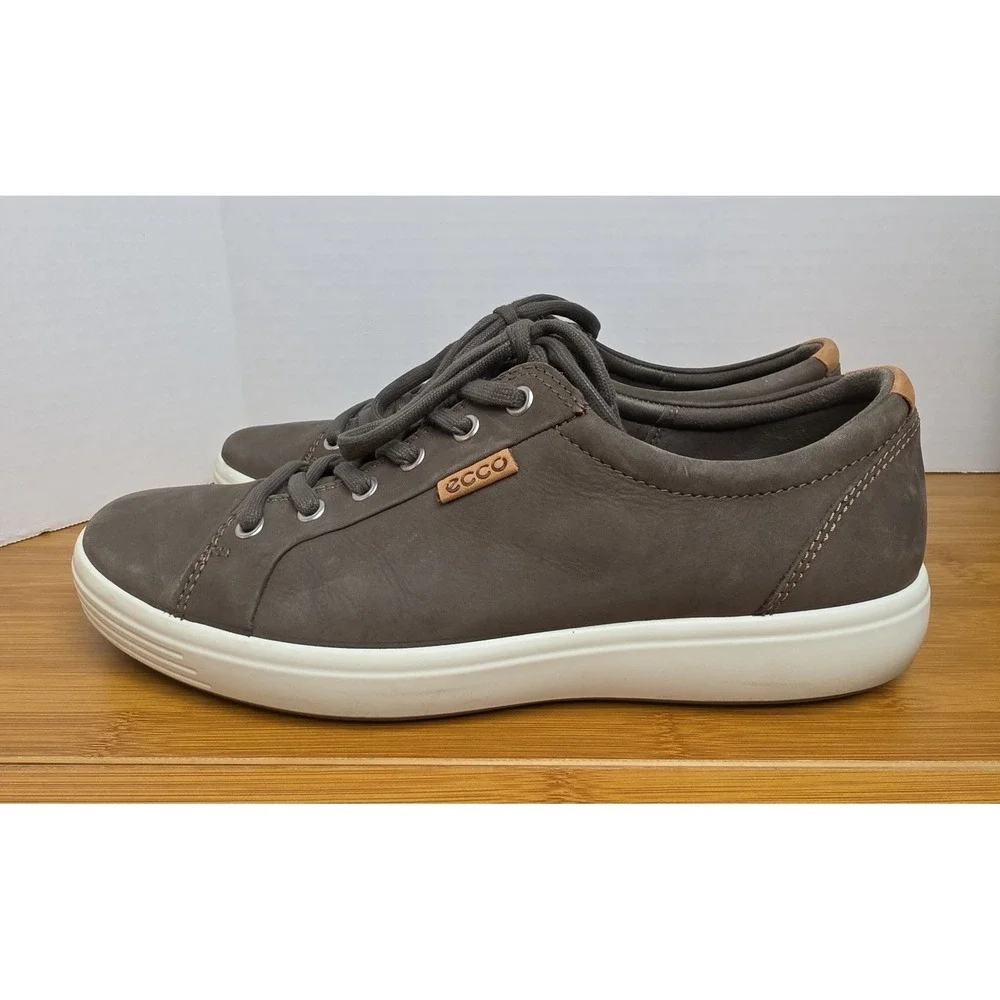 ECCO Men's Soft EU 43 9-9.5 Leather Sneaker